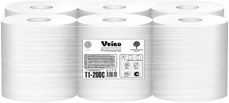 Фото №5 - Вик: Бумага туалетная 1сл 200м макулатура светло-серая СЫКТЫВКАР Lite