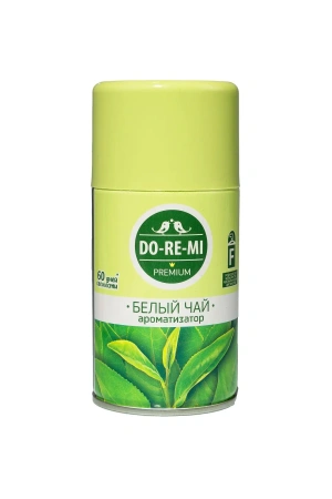 Фото №1 - Освежители воздуха: ДО-РЕ-МИ Премиум 250мл авт. (зап.блок) БЕЛЫЙ ЧАЙ, Цветочное настроение