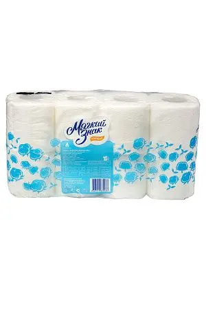 Фото №5 - Бумага туалетная: 2сл 16,25м целлюлоза цвет белый Мягкий знак Комфорт Котенок /пач.=8 шт.