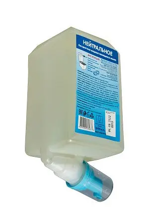 Фото №3 - Кеман: Мыло жидкое пенящееся 1000 мл нейтральное в картридже бесцветное без отдушки