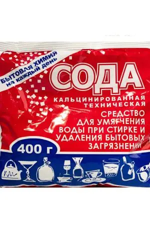 Химпродукция: Сода 400г кальцинированная п/э пакет