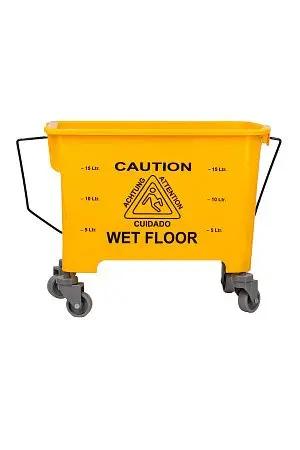 Фото №2 - Вик: Ведро 20л для мытья окон на колесах пластик MRY