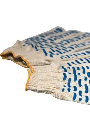 Фото №4 - Перчатки: х/б вязаные с ПВХ 5-ти ниточные Люкс-Волна /шт.=2