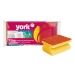 Превью №12 - Губки,скрабы: для посуды YORK Maxi 9х7х4.3 проф /пач.=3 шт.