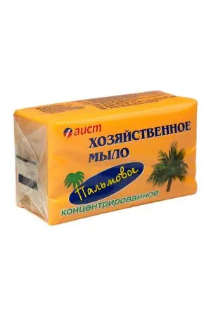 Мыло хозяйственное: 200г Пальмовое в обёртке Аист