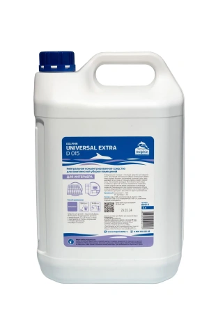 Фото №1 - Dolphin: Юниверсал Экстра 5л для ежедневного ухода за полами и мебелью