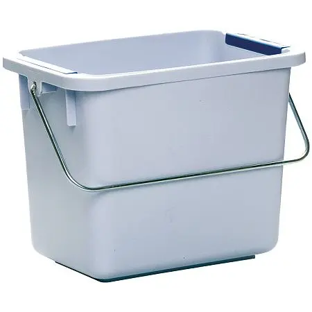 Фото №2 - Vileda: Ведро 6л с цветовым кодированием серое
