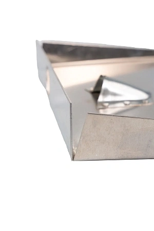 Фото №4 - Хозяйственный инвентарь: Лопата для снега 375х500 дюраль 2мм трехбортная с верхним входом