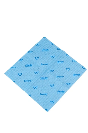 Фото №5 - Vileda: Салфетка Бризи 35,5x35см голубая