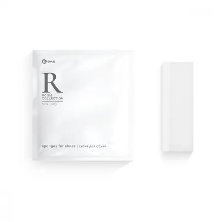 Grass: Губка для обуви Room с воскосиликоновой пропиткой флоу-пак