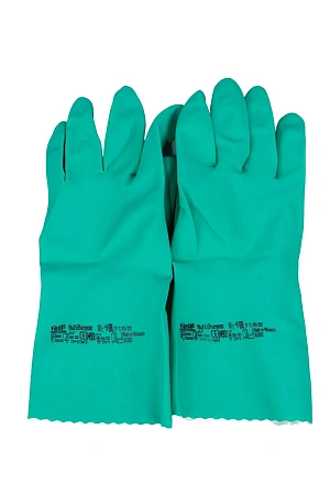 Фото №10 - Vileda: Перчатки многоцелевые L зеленые резиновые