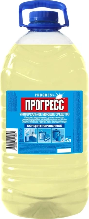 Чистящее средство: ПРОГРЕСС 5л универсальный концентрат ПЭТ