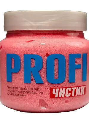 Фото №2 - Крем для рук: ЧИСТИК Профи 470мл (400г) для очистки рук со скрабом