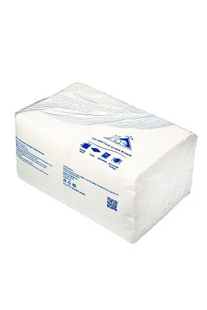 Фото №8 - Бумажные салфетки: столовые 1сл 400листов 24х24 Big Pack ROSHY белые