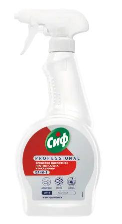 Фото №1 - Чистящее средство: СИФ Professional 500мл кислотное от налета и ржавчины (триггер) САНИ-1