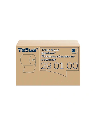 Фото №4 - ТОРК: Tellus Полотенца бумажные H1 Софт матик Стандарт 1сл 280м/21 белые