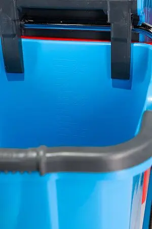 Фото №6 - Вик: Тележка 2х25л металл хром+ отжим + дополнительная корзина