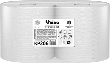 Фото №7 - VEIRO: Полотенца бумажные ЦВ 2сл 180м/20 Comfort белые