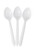 Превью №1 - Одноразовая продукция: Ложка чайная белая /пач.=100 шт.