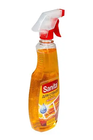 Фото №5 - Чистящее средство: САНИТА Спрей 500мл для стёкол с нашатырным спиртом (ТРИГГЕР)