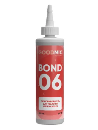 Вортекс: GOODMIX BOND 06 250мл пятновыводитель для удаления клея и краски