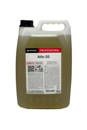Фото №1 - Pro-Brite: Альфа-20 5л для уборки после стройки и ремонта