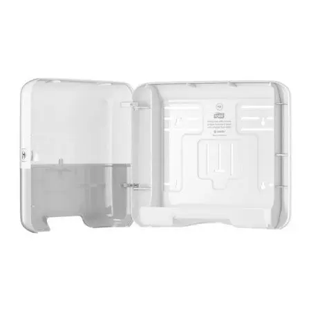Tork: Диспенсер H3 Elevation Singlefold мини для полотенец в пачках белый