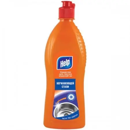 Фото №1 - Чистящее средство: ХЭЛП 500г для нержавеющих поверхностей