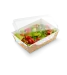 Превью №3 - Одноразовая продукция: Крышка к контейнеру 400мл 110х155х13,5 OSQ OpSalad 400/450 /пач.=50 шт.