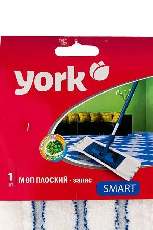 Фото №2 - Хозяйственный инвентарь: МОП насадка на швабру YORK Смарт полиэстер, нейлон