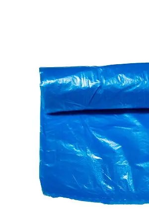 Фото №6 - Мешки для мусора: 60л 60х70 ПНД VCLEAN Ultra/Clear Line с завязками синие /рул.=10 шт.