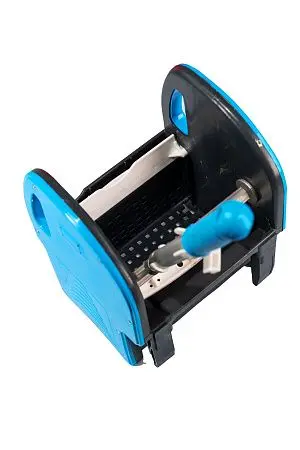 Фото №7 - Вик: Тележка 2х25л металл хром+ отжим + дополнительная корзина