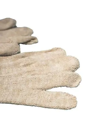 Фото №5 - Перчатки: х/б вязаные 4-х ниточные белые