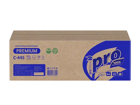 Фото №3 - Вик: Полотенца бумажные Z 2сл 200л 21,5х24см белые PROtissue Instant