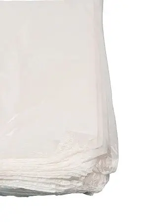 Фото №5 - Одноразовая продукция: Пакет-майка полиэтиленовый 28х14х50см 9мкм белый /пач.=100 шт.