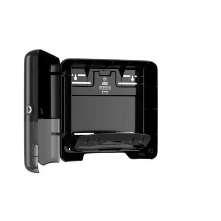Tork: Диспенсер H2 Elevation Multifold мини для полотенец в пачках черный