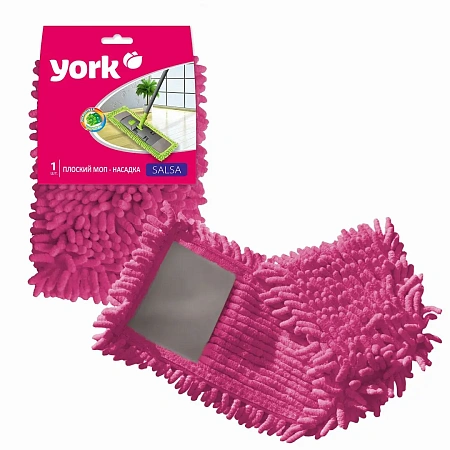 Фото №7 - Хозяйственный инвентарь: МОП насадка на швабру YORK Сальса микрофибра "лапша"