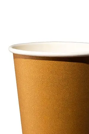 Фото №4 - Одноразовая продукция: Стакан бумажный 250мл 1сл d=80мм крафт /пач.=50 шт.