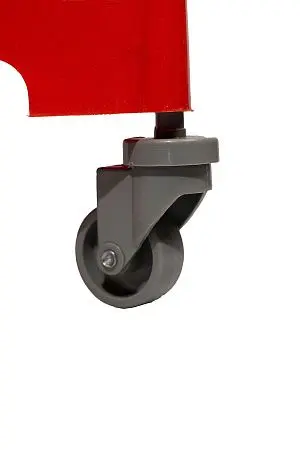 Фото №4 - Вик: Тележка 1х20 пластик с отжимом красная MRY