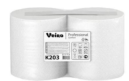 Фото №11 - VEIRO: Полотенца бумажные 2сл 150м/20 Comfort белые