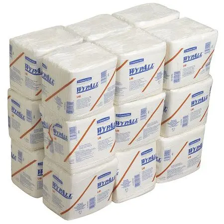 Kimberly-Clark: Салфетки Вайпол L40 1сл 33х32см белые /пач.=56 шт.