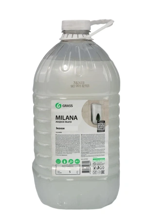 Фото №1 - Grass: Милана 5кг жидкое мыло Эконом ПЭТ