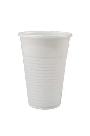 Фото №4 - Одноразовая продукция: Стакан 200мл пластиковый белый ЭКОНОМ /пач.=100 шт.