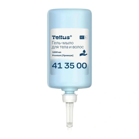 ТОРК: Tellus Мыло SC1 1л гель для тела и волос Премиум светло-голубое