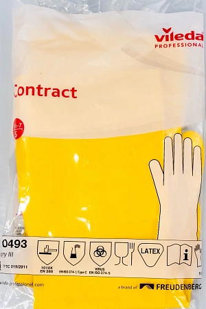 Фото №9 - Vileda: Перчатки Контракт S резиновые