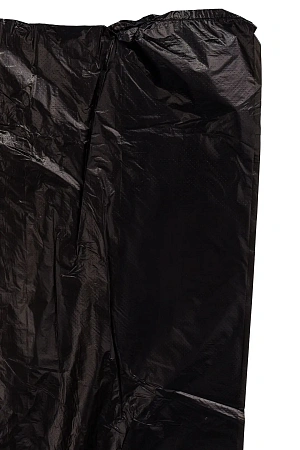 Фото №4 - Одноразовая продукция: Пакет-майка полиэтиленовый 30+16х55см 13 мкм черный /пач.=100 шт.