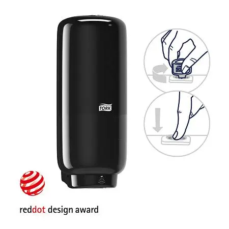 Фото №5 - Tork: Диспенсер S4 Elevation 1л для пенного мыла черный сенсорный
