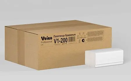 Фото №5 - Вик: Полотенца бумажные V 1сл 200л 21х21,6см натуральный СЫКТЫВКАР Lite