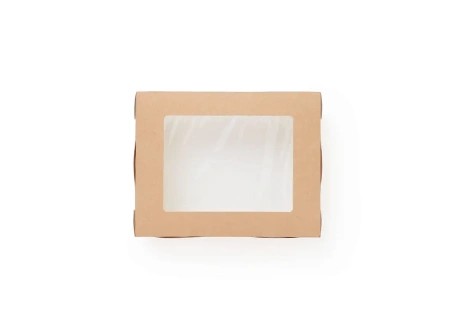 Одноразовая продукция: Контейнер бумажный 1000мл 170х190х130 OSQ Salad 1000 /пач.=25 шт.