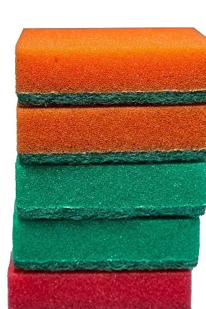 Фото №5 - Губки,скрабы: для посуды VCLEAN Макси 8.5х6х2.5 поролон+абразив /пач.=10 шт.